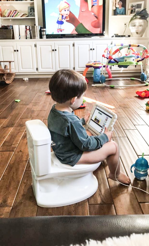 Potty training with an iPad