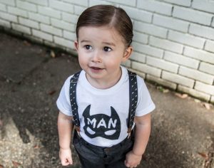 Minted Method Batman shirt by Little Babe Designs