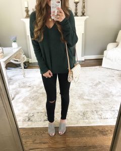 BP V-Neck Pullover Mirror Selfie