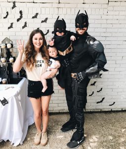 Father son batman birthday party family